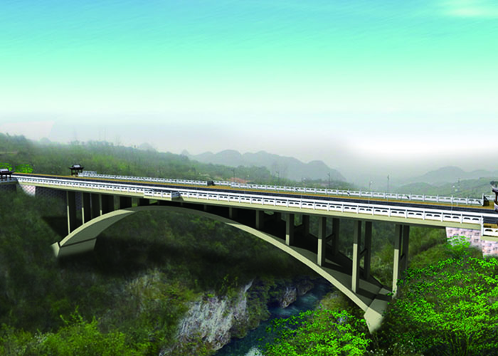 上跨灑金谷大橋