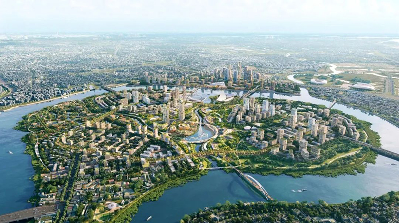 SOM贏得越南平貴-清多（Binh Quoi - Thanh Da)半島國際規(guī)劃和建筑設計競賽第一名